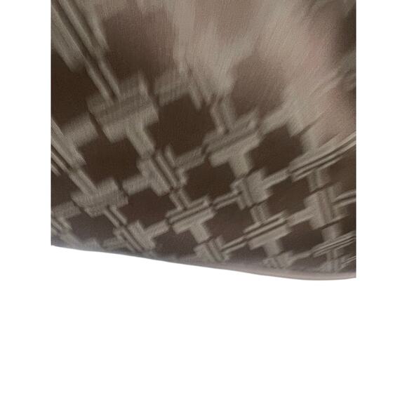 TUMI Signature Collection Wheeled Duffel 72163CFF Taupe Olive Leather Travel Bag - Picture 13 of 16